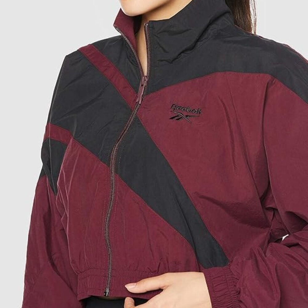 Reebok Classics Cropped Vector Cropped Track Jacket Women’s Small - Picture 15 of 15